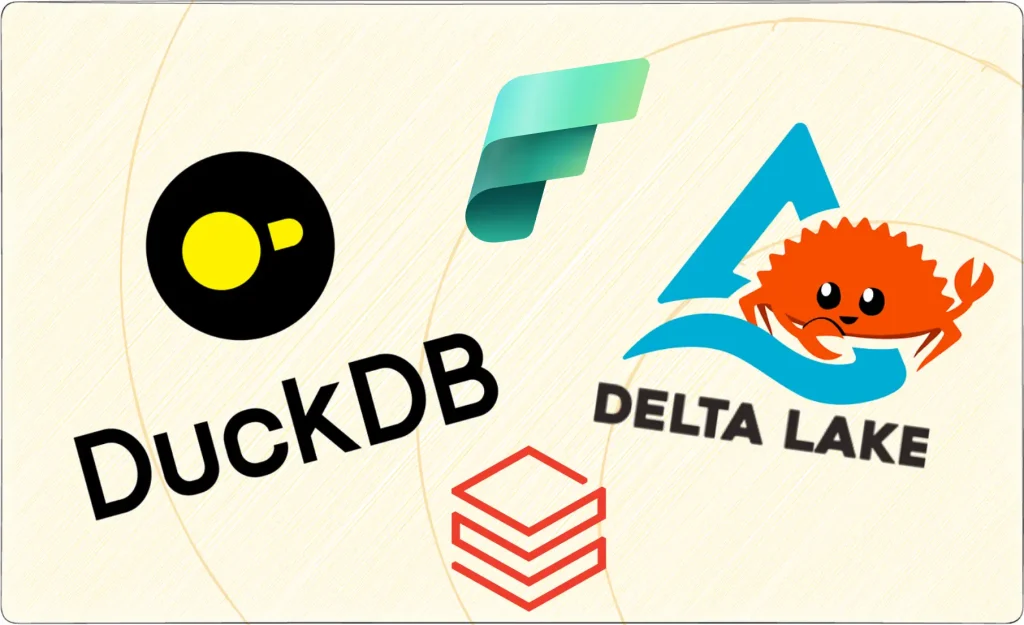 duckdb vs fabric vs databrickss
